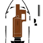 Black/Drak gray+Drak brown+Black