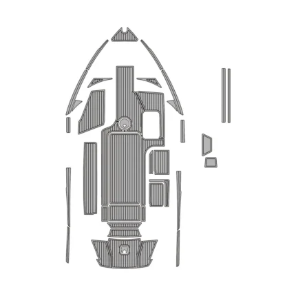 Axis T23 EVA Foam Faux Teak Boat Deck Mats for Marine Flooring, 2015-2017 Model