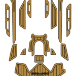 Light brown+Black / Teak / Seadoo