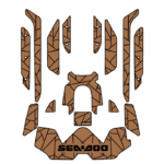 Mideum Brown+Black / Fractal / Seadoo